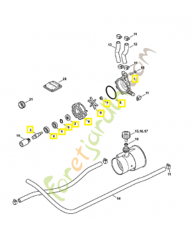 Pompe de dosage 4241-700-0600. Pièce de rechange Sithl / Vicking
