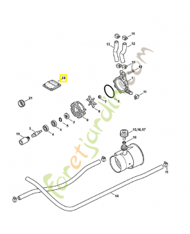 Tamis 4244-700-8802. Pièce de rechange Sithl / Vicking