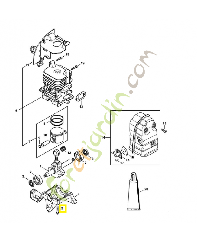 Vis cylind. is-m6 x 28 9022-341-1358. Pièce de rechange Sithl 