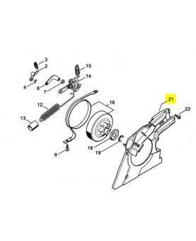 Couvercle Stihl ref. 1141-021-1103