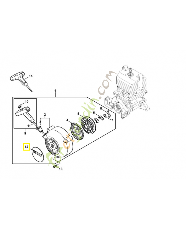 Plaque matricule sr 450 4244-967-1501. Pièce de rechange Sithl / Vicking