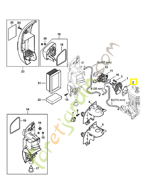 Joint 4244-129-0900. Pièce de rechange Sithl / Vicking