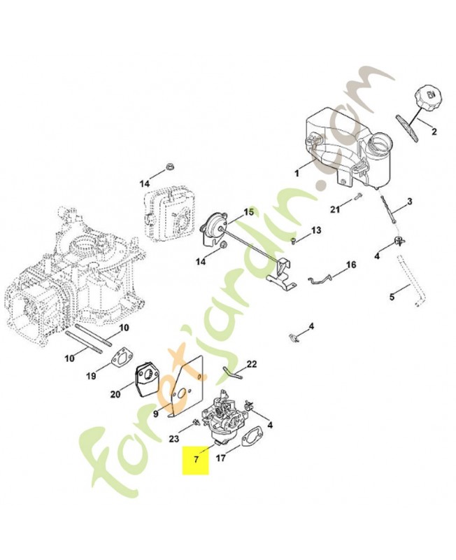 Carburateur moteur kohler 0002-120-0604