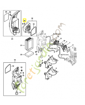 ecrou 9220-260-0700 stihl