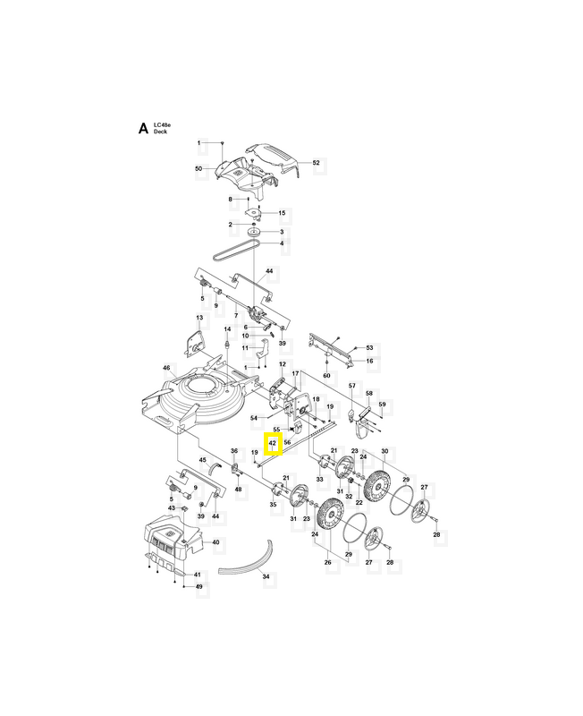 Barre 510029501. Pièce de rechange Husqvarna