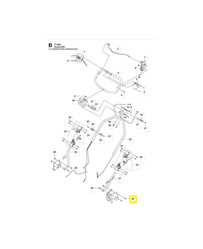 Vis 505524603. Pièce de rechange Husqvarna
