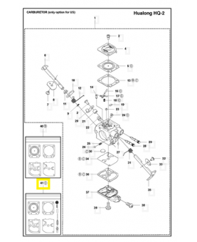kit de réparation 581743701. Pièce de rechange Husqvarna