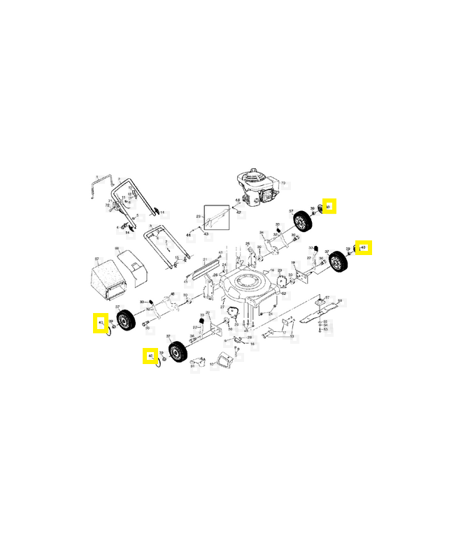Enjoliveur de roue 532077400. Pièce de rechange Husqvarna Enjoliveur de roue 532077400. Pièce de rechange Husqvarna