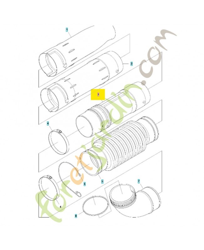tube husqvarna ref. 576581401