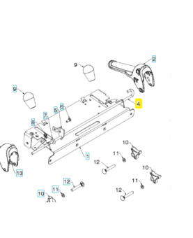 Barre 584809001. Pièce de rechange Husqvarna