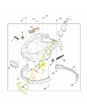 Support 6309-403-2300. Pièce de rechange Sithl / Vicking