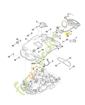Attache de câble 6309-448-1200. Pièce de rechange Sithl / Vicking