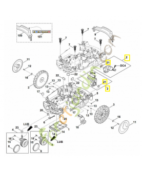 Transmission complète 6309-640-0191. Pièce de rechange Sithl / Vicking