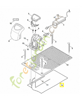 Câble 6309-440-0345. Pièce détachée Stihl / Vicking