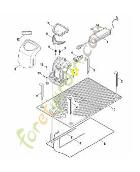Corps 6309-701-1041. Pièce détachée Stihl / Vicking