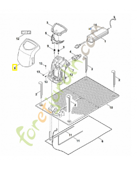 Recouvrement 6309-701-3615. Pièce détachée Stihl / Vicking