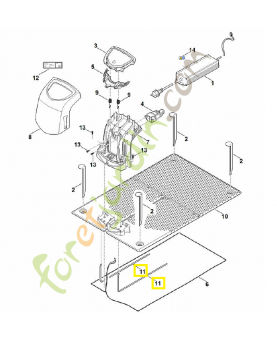 Étrier 6309-763-0400. Pièce de rechange Sithl / Vicking