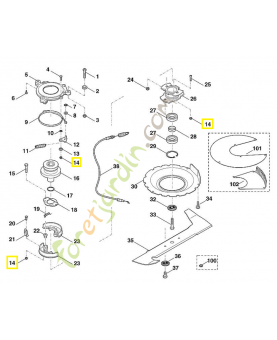 Écrou 9214-263-0900. Pièce de rechange Sithl / Vicking
