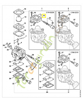 Bride 4241-120-2202. Pièce de rechange Sithl / Vicking