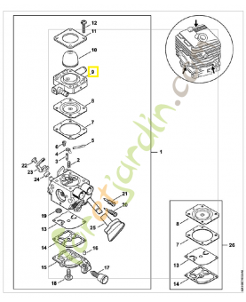 Bride 4241-120-2204. Pièce de rechange Sithl / Vicking