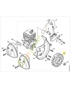 Rotor 4241-400-1202. Pièce de rechange Sithl / Vicking