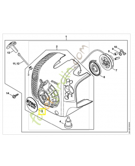 Plaque matricule br 200 4241-967-1506. Pièce de rechange Sithl / Vicking