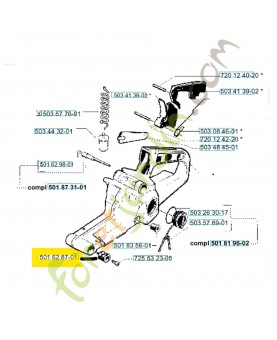 Amortisseur 501628701 husqvarna