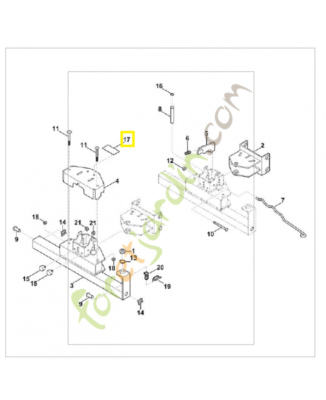 Plaquette 0000-967-1001. Pièce détachée Stihl / Vicking Plaquette 0000-967-1001. Pièce détachée Stihl / Vicking
