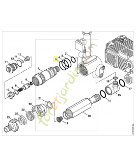 Joint torique 28,42x2,62 9645-945-7800. Pièce de rechange Sithl / Vicking