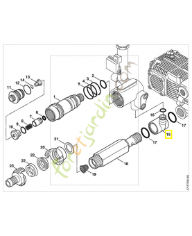 Raccord 4747-511-0200. Pièce détachée Stihl / Vicking