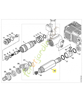 Vis creuse 4747-513-0701. Pièce détachée Stihl / Vicking