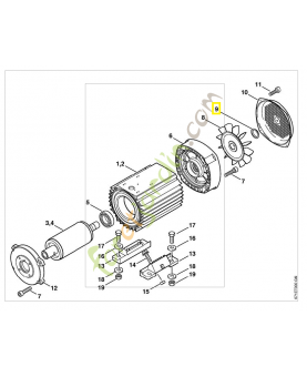 Anneau de serrage 4747-608-2700. Pièce détachée Stihl / Vicking