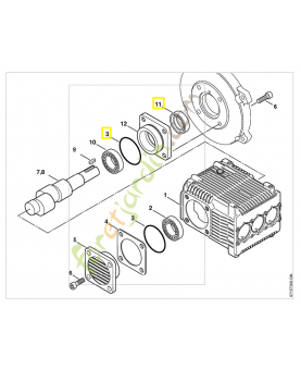Jeu de joints 4747-007-1050. Pièce détachée Stihl / Vicking