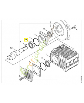 Roulement 30305 a 9509-003-6671. Pièce de rechange Sithl / Vicking