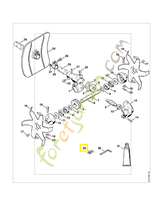 Pictogramme d'avertissement hl 0000-967-3730. Pièce de rechange Sithl / Vicking Pictogramme d'avertissement hl 0000-967-3730. Pièce de rechange Sithl / Vicking