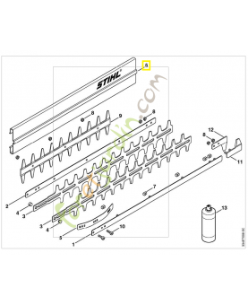 Protège couteau 600mm 4226-790-9200. Pièce de rechange Sithl / Vicking