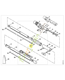 Étrier 4140-716-2200. Pièce de rechange Sithl / Vicking
