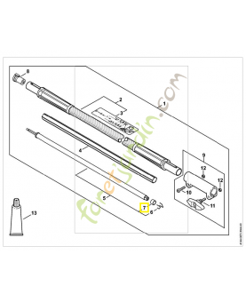 Douille 4180-711-2501. Pièce détachée Stihl / Vicking