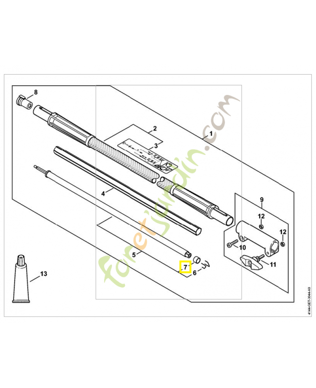 Douille 4180-711-2501. Pièce détachée Stihl / Vicking Douille 4180-711-2501. Pièce détachée Stihl / Vicking