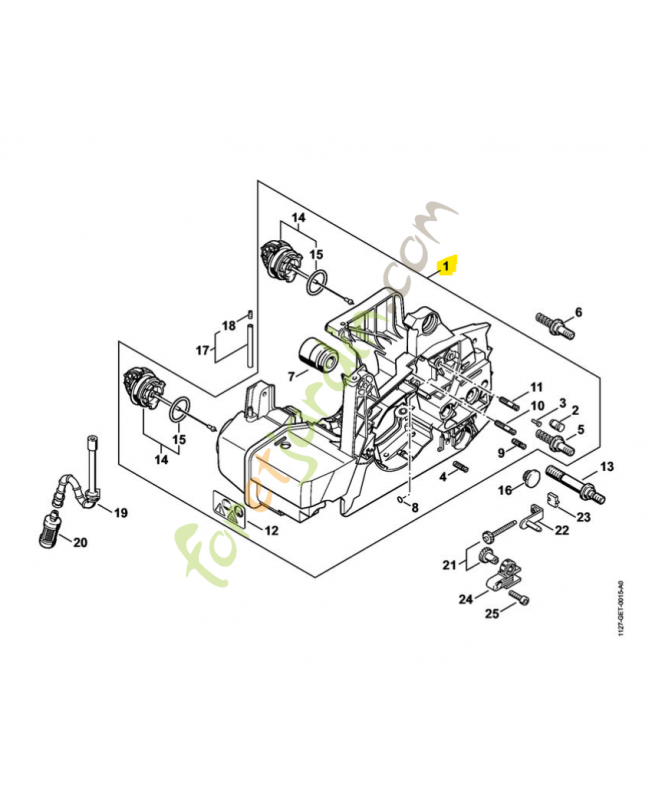 Carter moteur stihl ref. 1127-020-3006