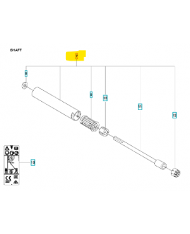 Tube de transmission complet