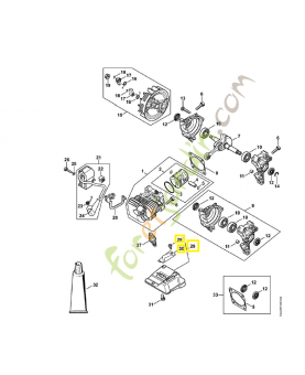 Silencieux 1146-140-0601. Pièce détachée Stihl / Vicking