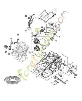Tuyau 1146-358-7703. Pièce détachée Stihl / Vicking