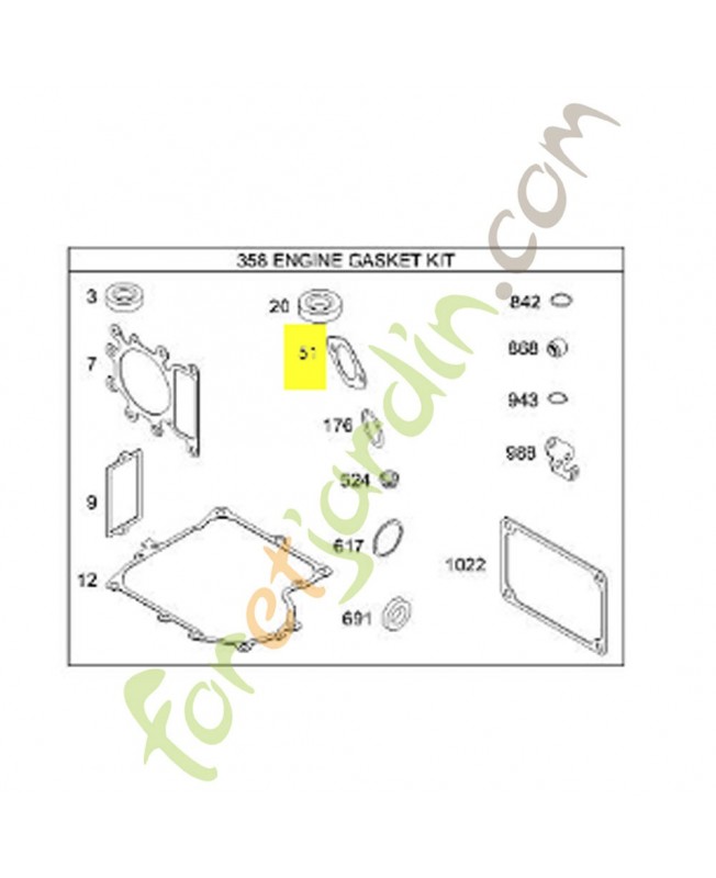692137 Joint cote admission