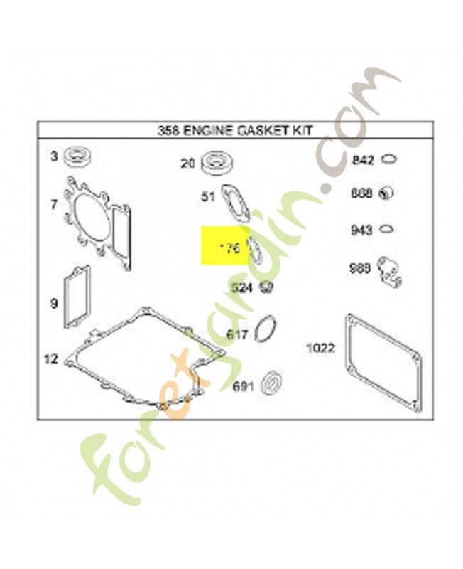 691917 Joint d etancheite