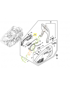 Couvercle 1146-648-7700. Pièce détachée Stihl / Vicking