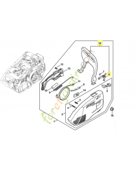 Protège-main 1146-790-9101. Pièce détachée Stihl / Vicking