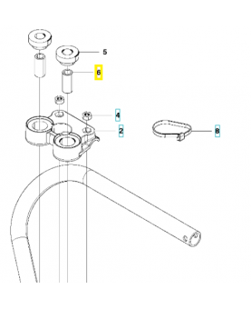 Douille 506687101. Pièce de rechange Husqvarna