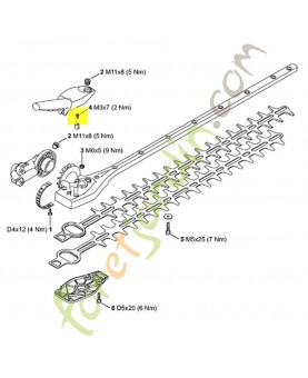 Vis 9022-373-0334. Pièce détachée Stihl / Vicking
