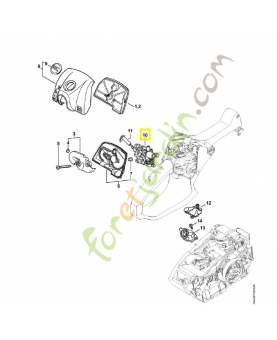 Carburateur 1146/05 1146-120-0605. Pièce détachée Stihl / Vicking